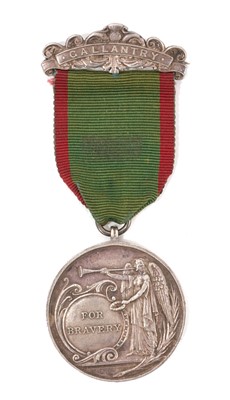 Lot 18 - Corporation of Glasgow Bravery Medal (type II silver), SVF, named to Joseph Cowan, in W. J. Taylor box of issue. N.B. Joseph Cowan rescued children from a blazing house in Glasgow. He wa...