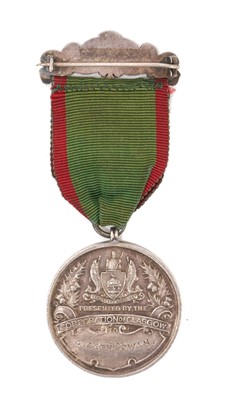 Lot 18 - Corporation of Glasgow Bravery Medal (type II silver), SVF, named to Joseph Cowan, in W. J. Taylor box of issue. N.B. Joseph Cowan rescued children from a blazing house in Glasgow. He wa...