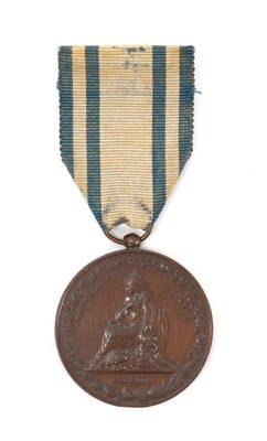 Lot 19 - RSPCA Queen Victorian Medal (small successful bronze type), EF, named to Barry Penrose (Reporter) BBC Midweek Team Provenance: Property of an Essex Gentleman, forming part of a private...