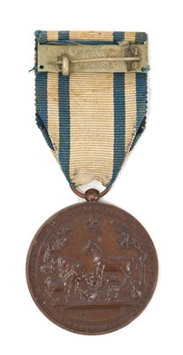 Lot 19 - RSPCA Queen Victorian Medal (small successful bronze type), EF, named to Barry Penrose (Reporter) BBC Midweek Team Provenance: Property of an Essex Gentleman, forming part of a private...