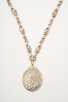 Lot 21 - George VI King's Medal For Native Chiefs (silver issue, type IA), C. 1920 - 1930. N.B. These large medals were struck for award to native chiefs in various parts of the world. Pro...