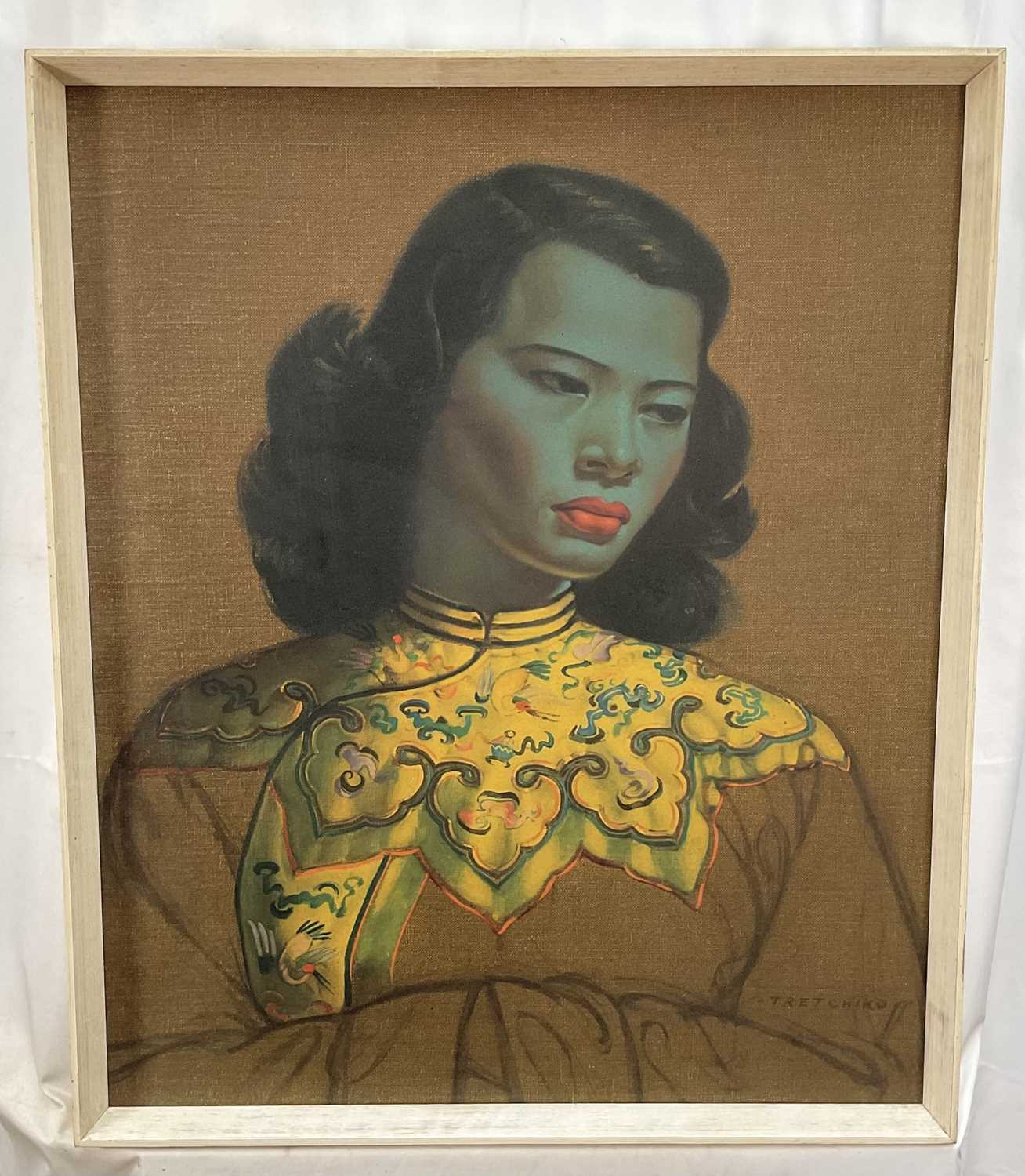 Lot 114 - Vladimir Tretchikoff (1913–2006) 1960s print in original frame 'Chinese Girl'