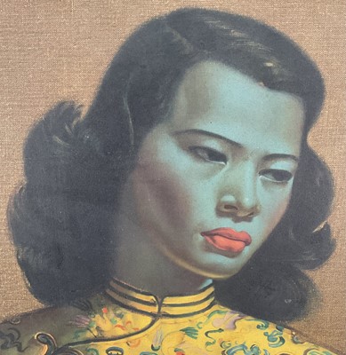 Lot 114 - Vladimir Tretchikoff (1913–2006) 1960s print in original frame 'Chinese Girl'