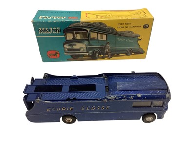 Lot 1877 - Corgi Major diecast Carrimore Car Transporter, No.1105, Ecurie Ecosse Racing Car Transporter, No.1126, Chipperfield's Circus Crane Truck, No.1121 & Animal Cage No.1123, all boxed (poor) (4)<...