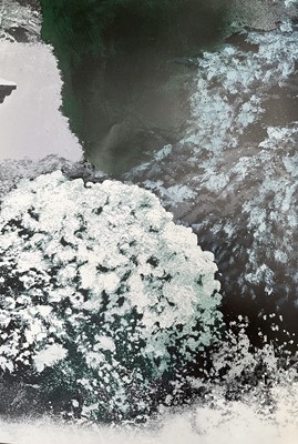 Lot 123 - Ivor Abrahams RA (1935-2015) acrylic paint on paper, ‘Winter Sundial’ (1975) from The Garden Suite, edition 13 of 95,101.5cm x 120cm, unframed signed and dated lower right