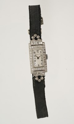 Lot 705 - Diamond cocktail watch