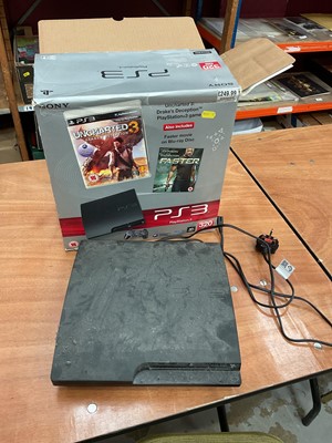 Lot 1988 - Sony PlayStation 3 together with a large collection of games approximately 130 games and two controllers