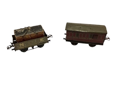 Lot 1875 - Hornby O Gauge loose & boxed rolling stock (qty)