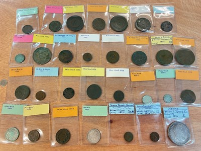 Lot 463 - World - Mixed coinage to include Finland silver 1 Markka 1890 GVF, Ionian Islands copper 1 Lepton 1834 VF, 1857 AVF, Mexico silver 8 Reales 1816 (N.B. Ex mount) otherwise GF, Russia copper Nicho...
