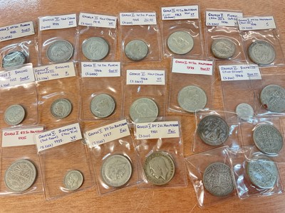 Lot 465 - G.B. - Mixed silver coins to include pre 1920 Georgian, Victorian & Edward VII issues in collectable grades, pre 1947 (N.B. Est. face value £2.30) & Three Pences x 51 (Qty)