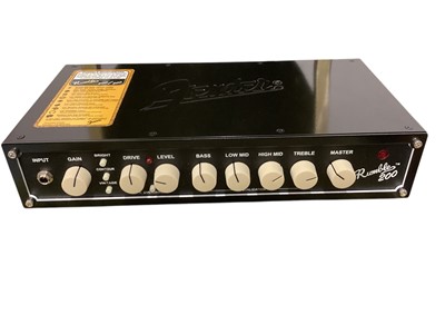 Lot 2249 - Fender Rumbles 200 Bass amphead, in carry case (1)