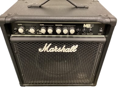 Lot 2254 - Marshall MB Series 15 Amplifier with cover (1)