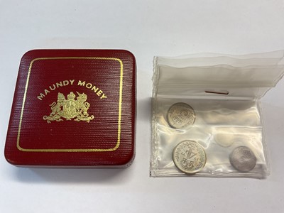 Lot 483 - G.B. - Royal Mint silver four coin Maundy set 1977 UNC (N.B. Cased) (1 coin set)