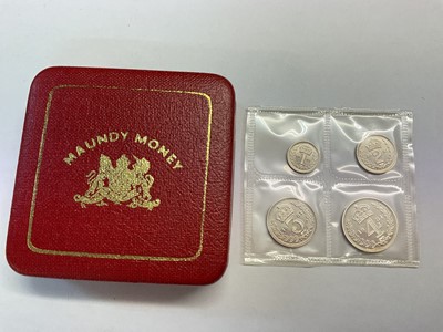 Lot 487 - G.B. - Royal Mint silver four coin Maundy set 1981 UNC (N.B. Cased) (1 coin set)
