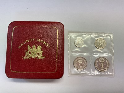 Lot 488 - G.B. - Royal Mint silver four coin Maundy set 1982 UNC (N.B. Cased) (1 coin set)