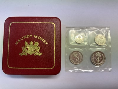 Lot 489 - G.B. - Royal Mint silver four coin Maundy set 1983 UNC (N.B. Cased) (1 coin set)