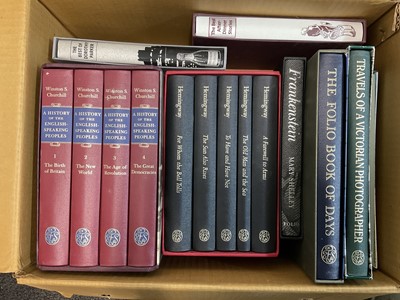 Lot 1686 - Collection of Folio Society books, two boxes