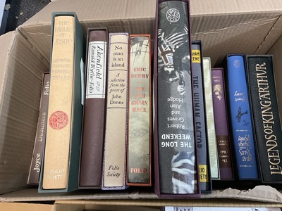 Lot 1686 - Collection of Folio Society books, two boxes