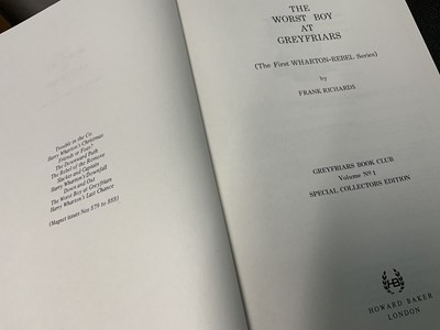 Lot 1687 - Collection of Collectors' Edition Greyfriars book club publications, all signed and numbered, approximately 80