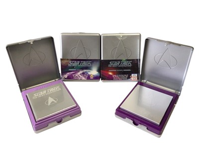 Lot 1893 - Star Trek Memorabilia including DVD Boxset Star Trek The Next Generation Season 1-7, model spaceships (incomplete), books etc.