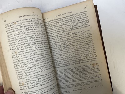 Lot 1673 - Edward Gibbon - Decline and Fall of the Roman Empire, six vols, London 1846, Full calf