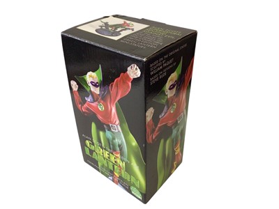 Lot 1898 - DC Direct Cold-Cast Porcelain Green Lantern Limited Edition Hand-Painted Miniature Statues sculpted by William Paquet including Alan Scott 0767/2300, Kyle Raynor 2354/2500 & Hal Jordan 0263/...