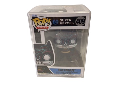 Lot 1899 - Funko Pop DC Super Heroes Batman, boxed in vinyl, No.409 (1)