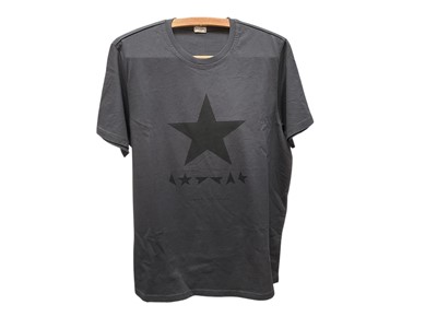 Lot 2134 - Designer Paul Smith for David Bowie limited edition tee shirt in black. Size L, unworn.