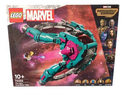 Lot 1909 - Lego Marvel Guardians of the Galaxy Volume 3 Guardians Ship with mini figs, boxed 76255 (1)