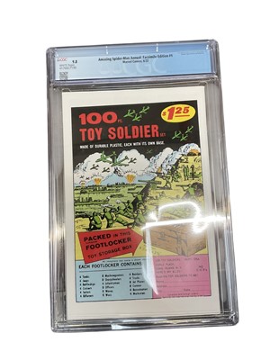 Lot 1622 - Marvel Comics Facsimile Amazing Spider Man Annual No.1, CGC Universal Grade 9.8 (1)