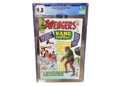 Lot 1623 - Marvel Comics The Avengers No.8 Facsimile, Graded 9.8 (1)