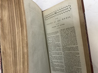 Lot 1659 - Daniel Defoe - Robinson Crusoe, London 1791, appears to be Vol. 1 only of two, bound with others, also The vicar of Wakefield, bound with others, in modern bindings