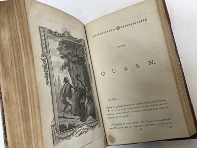 Lot 1659 - Daniel Defoe - Robinson Crusoe, London 1791, appears to be Vol. 1 only of two, bound with others, also The vicar of Wakefield, bound with others, in modern bindings