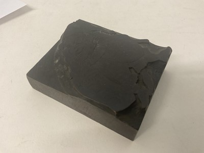 Lot 1656 - Engraved wood printing block for Punch magazine, and another similar. Provenance: believed to be from Leighton - Straker book binders