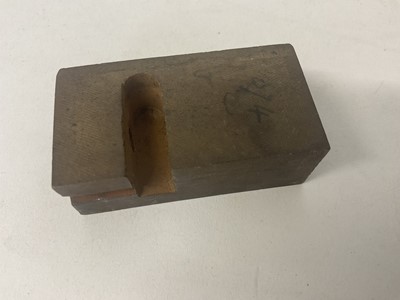 Lot 1656 - Engraved wood printing block for Punch magazine, and another similar. Provenance: believed to be from Leighton - Straker book binders