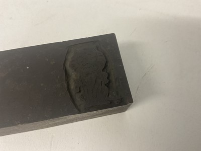 Lot 1656 - Engraved wood printing block for Punch magazine, and another similar. Provenance: believed to be from Leighton - Straker book binders