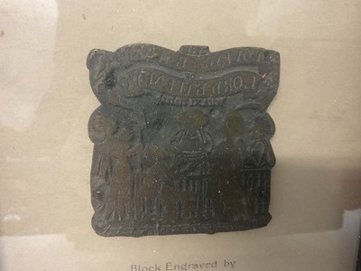 Lot 1657 - 19th century copper plate engraving believed to be by George Cruikshank. Provenance: believed to be from Leighton - Straker book binders