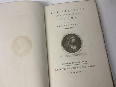 Lot 1655 - Nonesuch Press and private press books