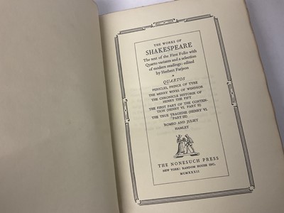 Lot 1655 - Nonesuch Press and private press books