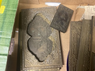 Lot 1653 - Collection of printing blocks. Provenance: believed to be from Leighton - Straker book binders