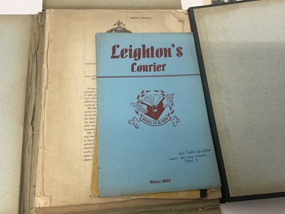 Lot 1658 - Collection of material relating to Leighton - Straker book binders