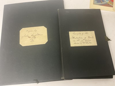 Lot 1658 - Collection of material relating to Leighton - Straker book binders