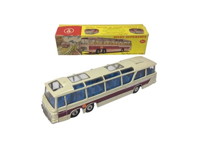 Lot 1920 - Dinky Supertoys diecast Vega Major Luxury Coach No.952 & Refuse Wagon No.978 and Dinky Toys Turntable Fire Escape No.956, all boxed (3)