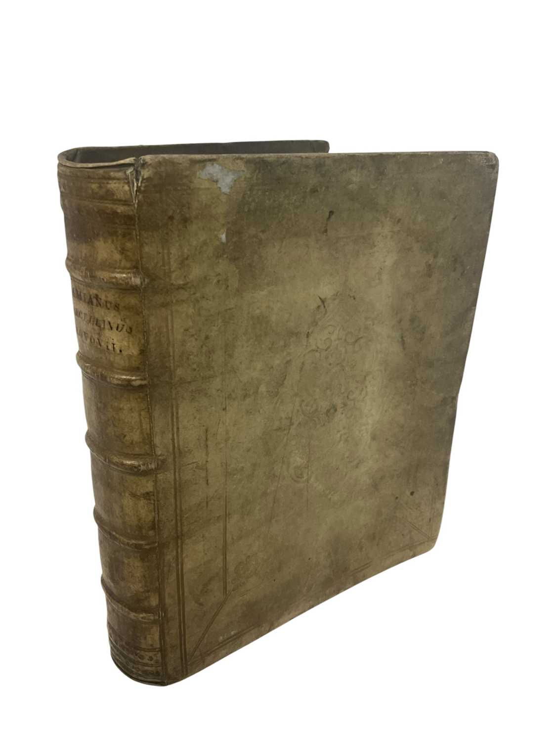 Lot 1645 - Ammianus Marcilinnus - Peter Vander, 1693, contemporary calf, two folding plates