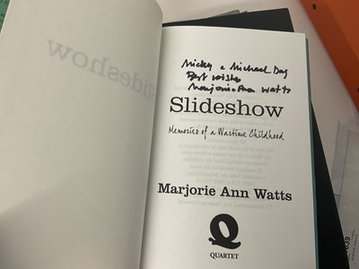 Lot 1640 - Collection of signed and dedicated books, the majority hardback and first editions, including Quentin Blake, Melvyn Bragg, Bruce Fogle, Jack Pullman, June Kenton and various others. Approximately...