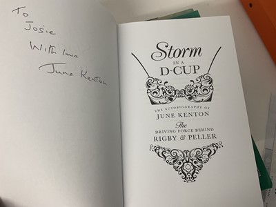 Lot 1640 - Collection of signed and dedicated books, the majority hardback and first editions, including Quentin Blake, Melvyn Bragg, Bruce Fogle, Jack Pullman, June Kenton and various others. Approximately...