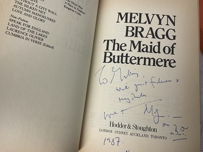 Lot 1640 - Collection of signed and dedicated books, the majority hardback and first editions, including Quentin Blake, Melvyn Bragg, Bruce Fogle, Jack Pullman, June Kenton and various others. Approximately...