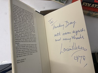 Lot 1640 - Collection of signed and dedicated books, the majority hardback and first editions, including Quentin Blake, Melvyn Bragg, Bruce Fogle, Jack Pullman, June Kenton and various others. Approximately...