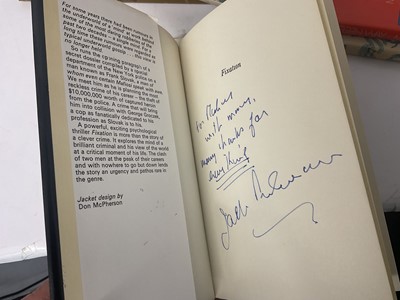 Lot 1640 - Collection of signed and dedicated books, the majority hardback and first editions, including Quentin Blake, Melvyn Bragg, Bruce Fogle, Jack Pullman, June Kenton and various others. Approximately...