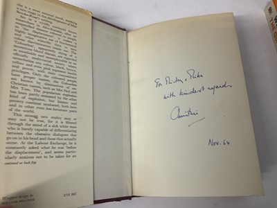 Lot 1638 - Collection of signed books, the majority hardback and first editions